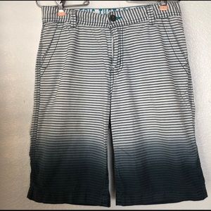 Epic Threads Blue Striped Ombre Shorts